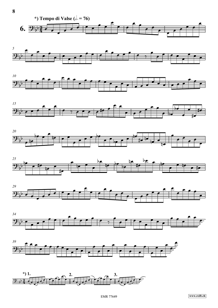 34 Studies 34 Studies Double Bass scores gallery preview page 8