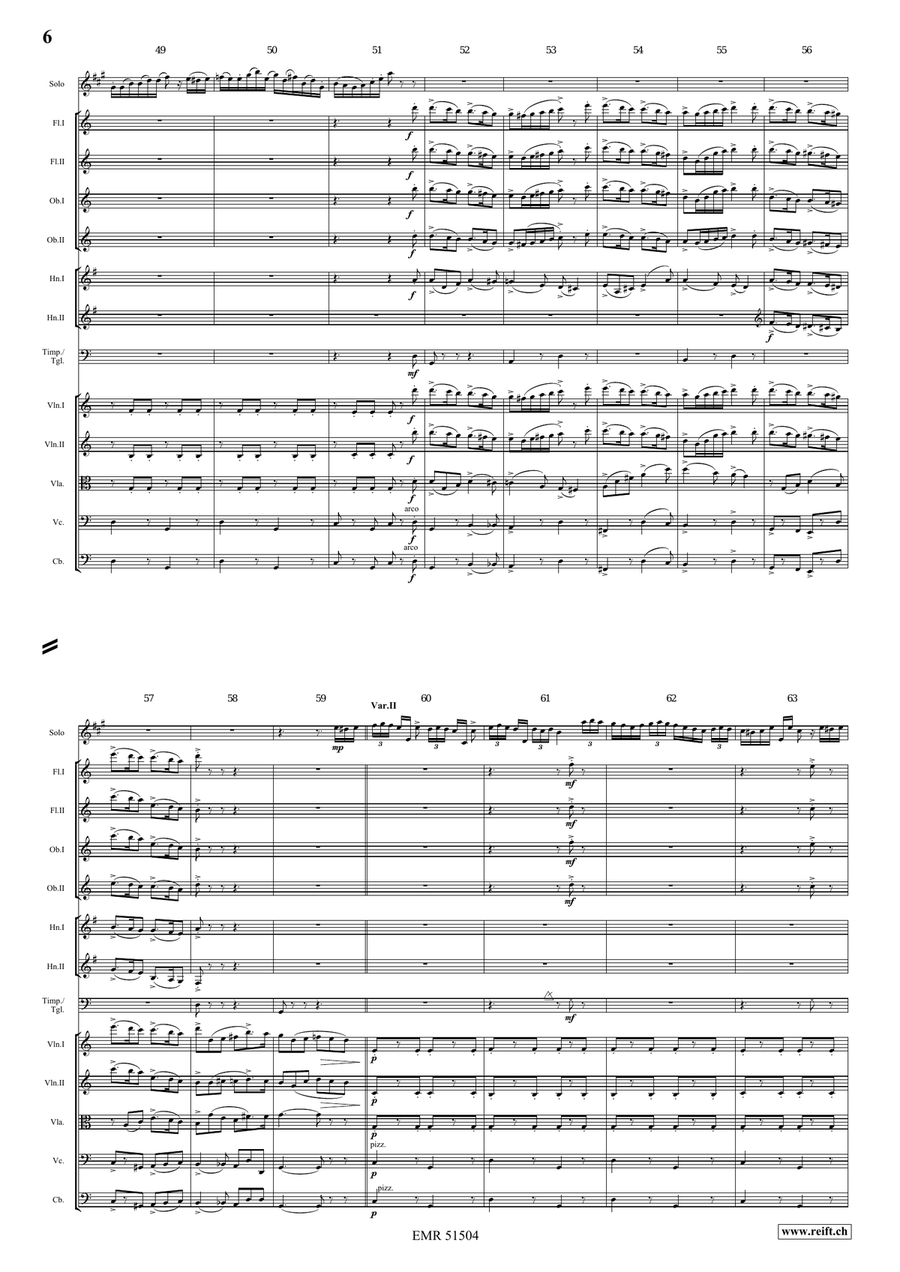 The Carnival Of Venice The Carnival Of Venice Orchestra scores gallery preview page 6