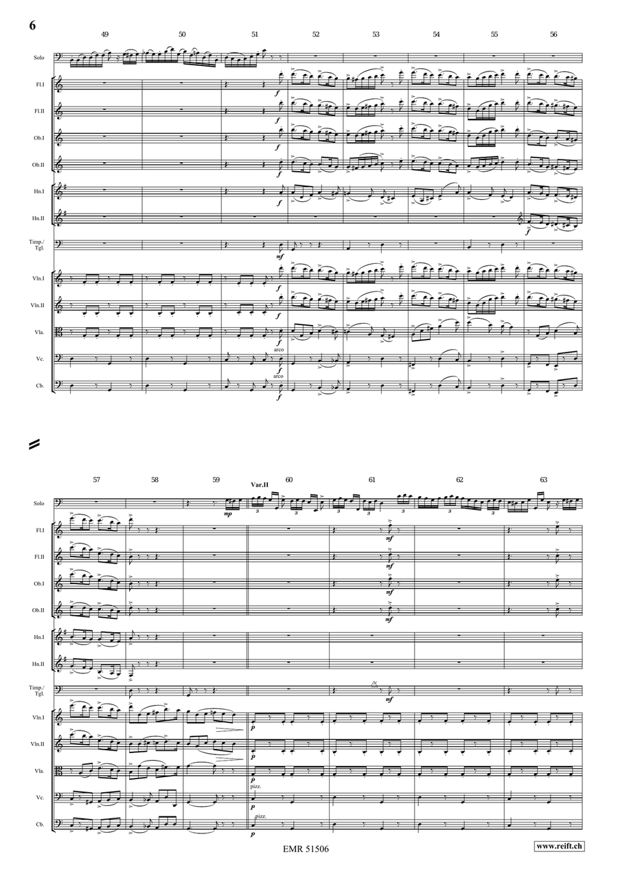 The Carnival Of Venice The Carnival Of Venice Orchestra scores gallery preview page 6