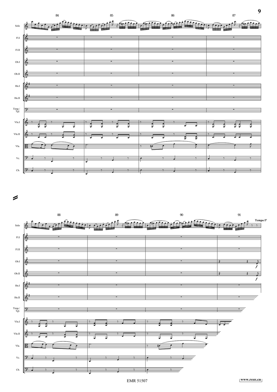 The Carnival Of Venice The Carnival Of Venice Orchestra scores gallery preview page 9