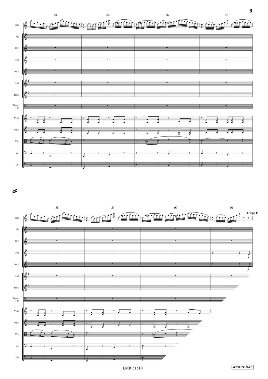The Carnival Of Venice The Carnival Of Venice Orchestra scores gallery preview page 9