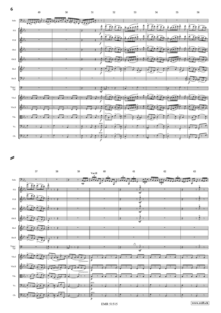 The Carnival Of Venice The Carnival Of Venice Orchestra scores gallery preview page 6