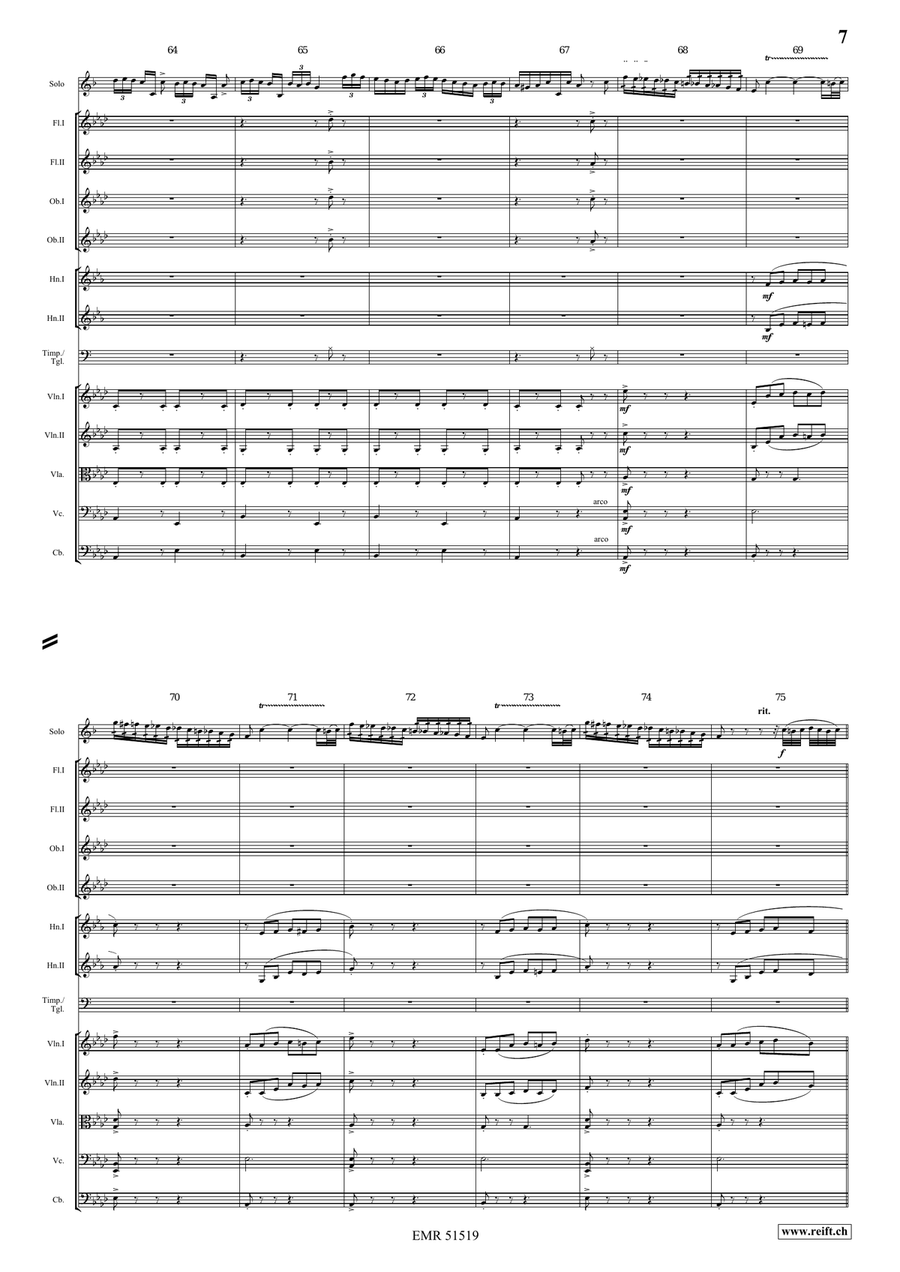The Carnival Of Venice The Carnival Of Venice Orchestra scores gallery preview page 7