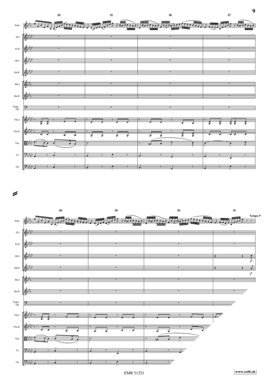 The Carnival Of Venice The Carnival Of Venice Orchestra scores gallery preview page 9