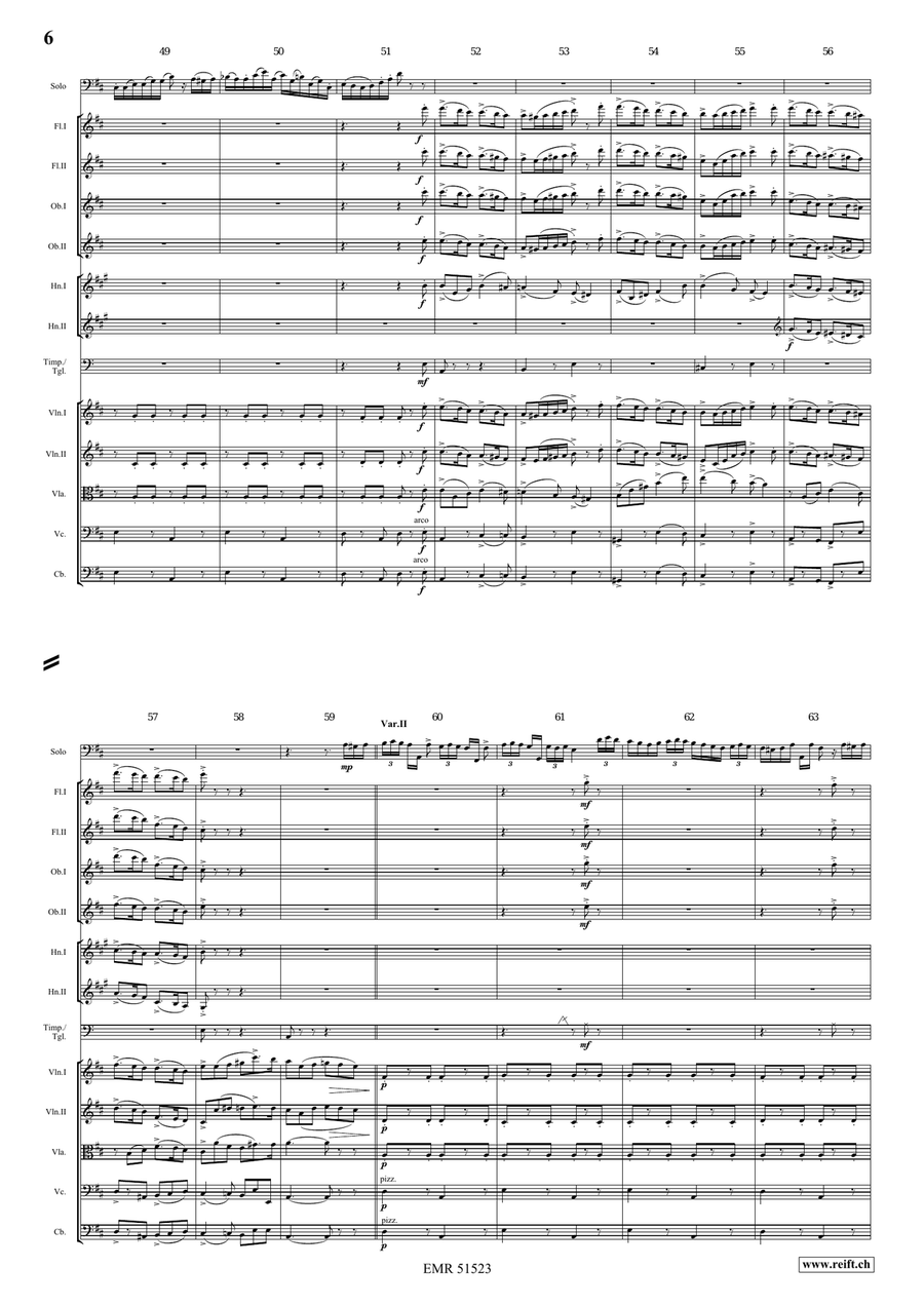 The Carnival Of Venice The Carnival Of Venice Orchestra scores gallery preview page 6