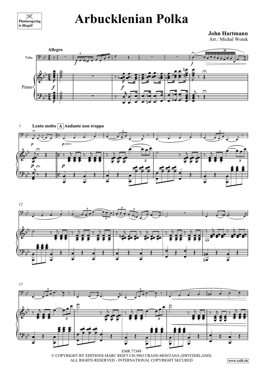 Arbucklenian Polka Arbucklenian Polka Tuba scores gallery preview page 4