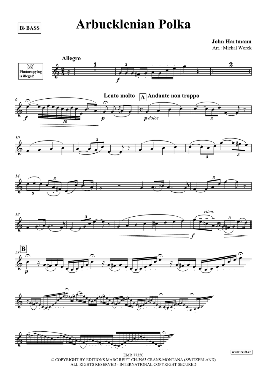 Arbucklenian Polka Arbucklenian Polka Voice Solo scores gallery preview page 3