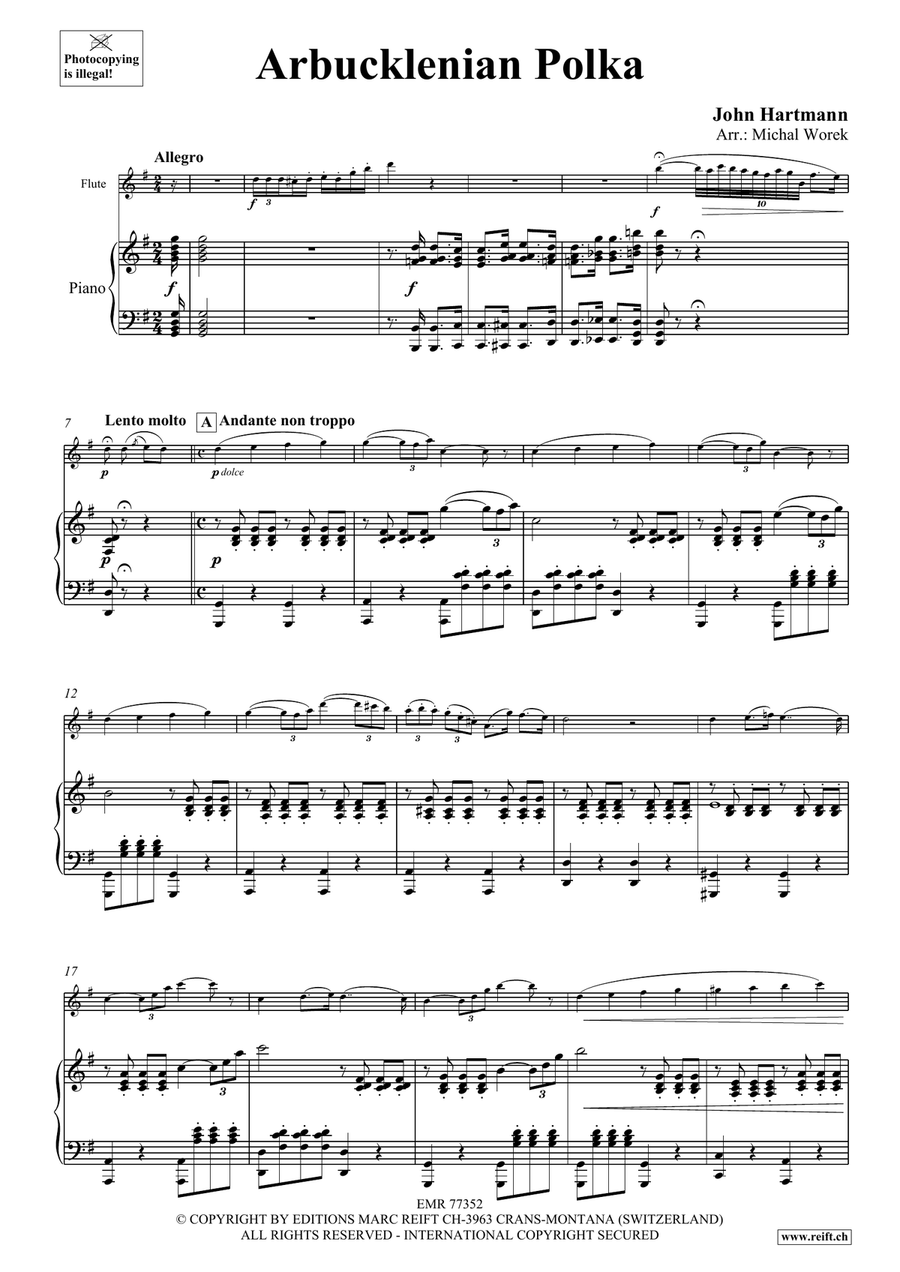 Arbucklenian Polka Arbucklenian Polka Flute Solo scores gallery preview page 4