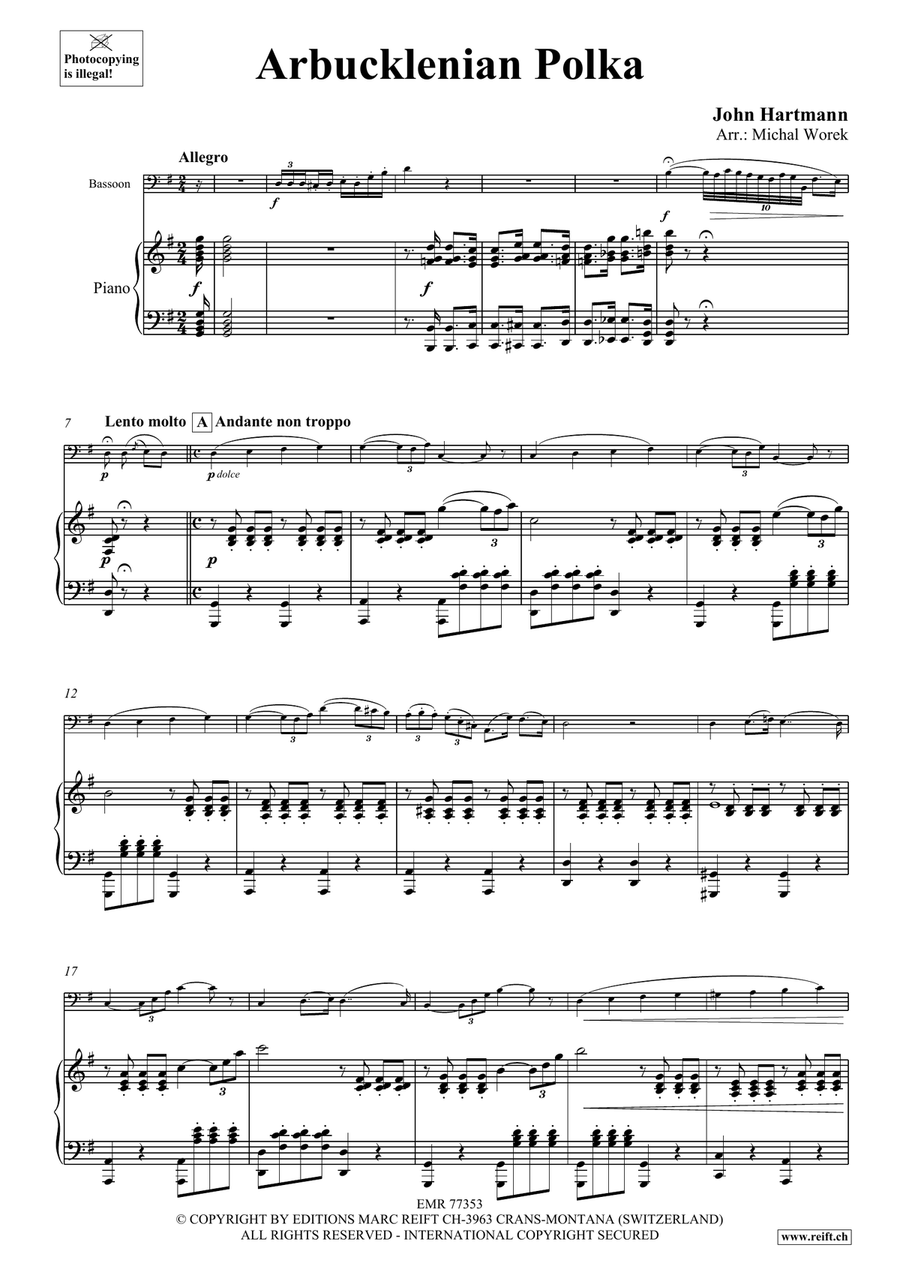 Arbucklenian Polka Arbucklenian Polka Bassoon Solo scores gallery preview page 4