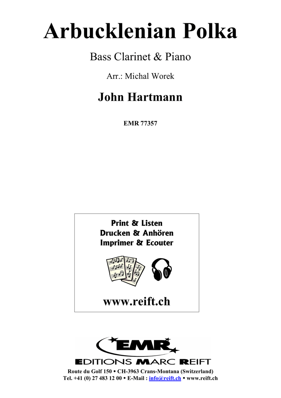 Arbucklenian Polka Arbucklenian Polka Bass Clarinet scores gallery preview page 2