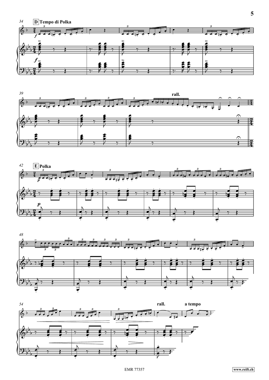 Arbucklenian Polka Arbucklenian Polka Bass Clarinet scores gallery preview page 6