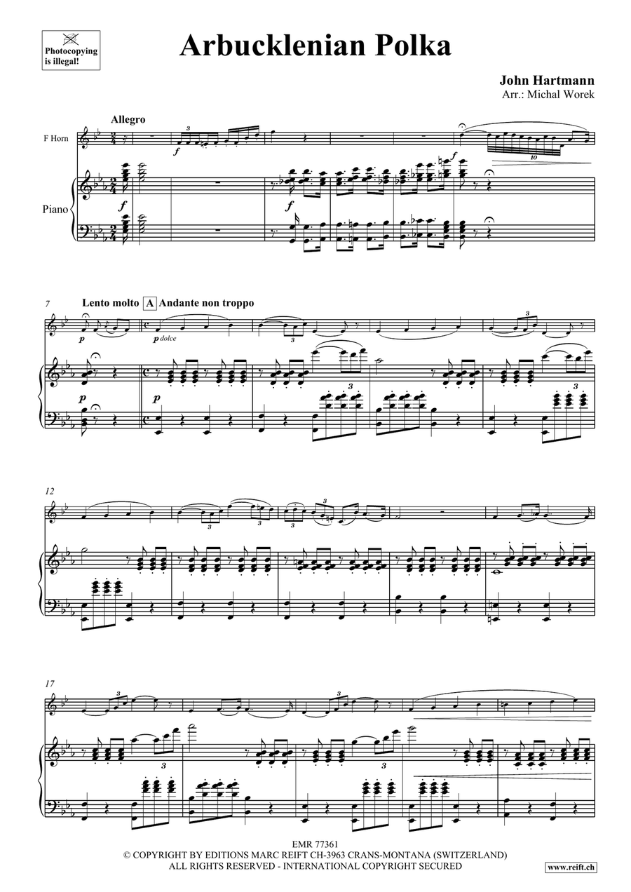 Arbucklenian Polka Arbucklenian Polka Horn scores gallery preview page 4