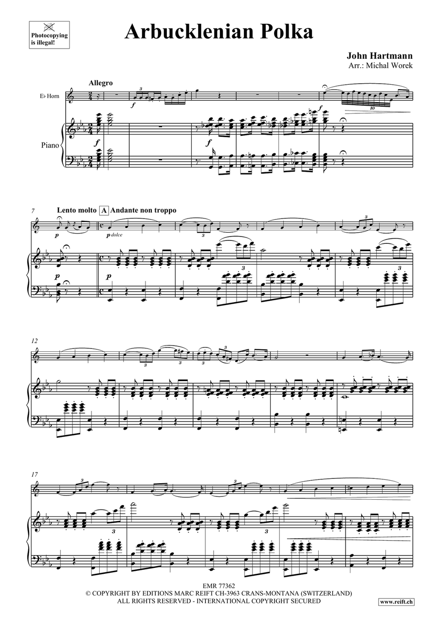 Arbucklenian Polka Arbucklenian Polka Horn scores gallery preview page 4