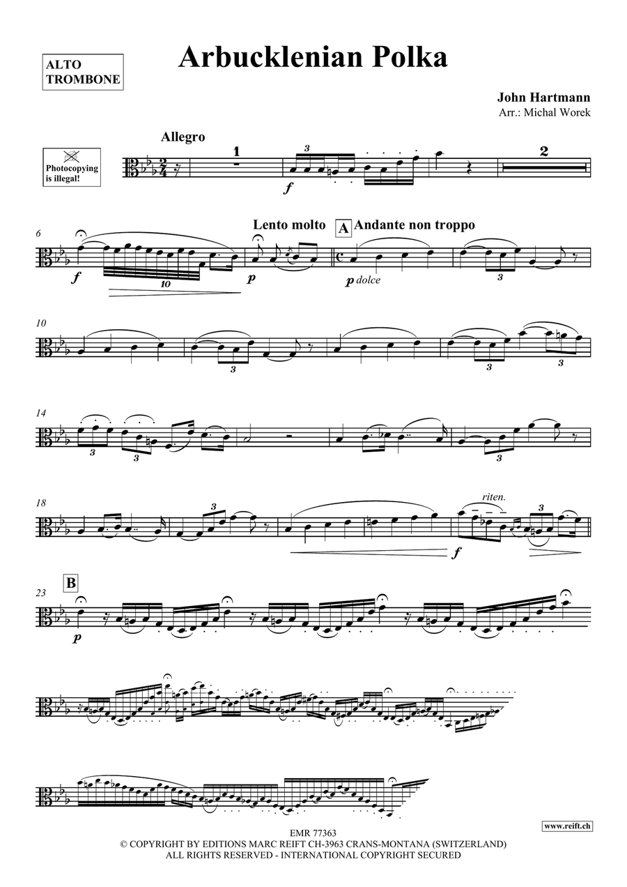 Arbucklenian Polka Arbucklenian Polka Piano Accompaniment scores gallery preview page 3