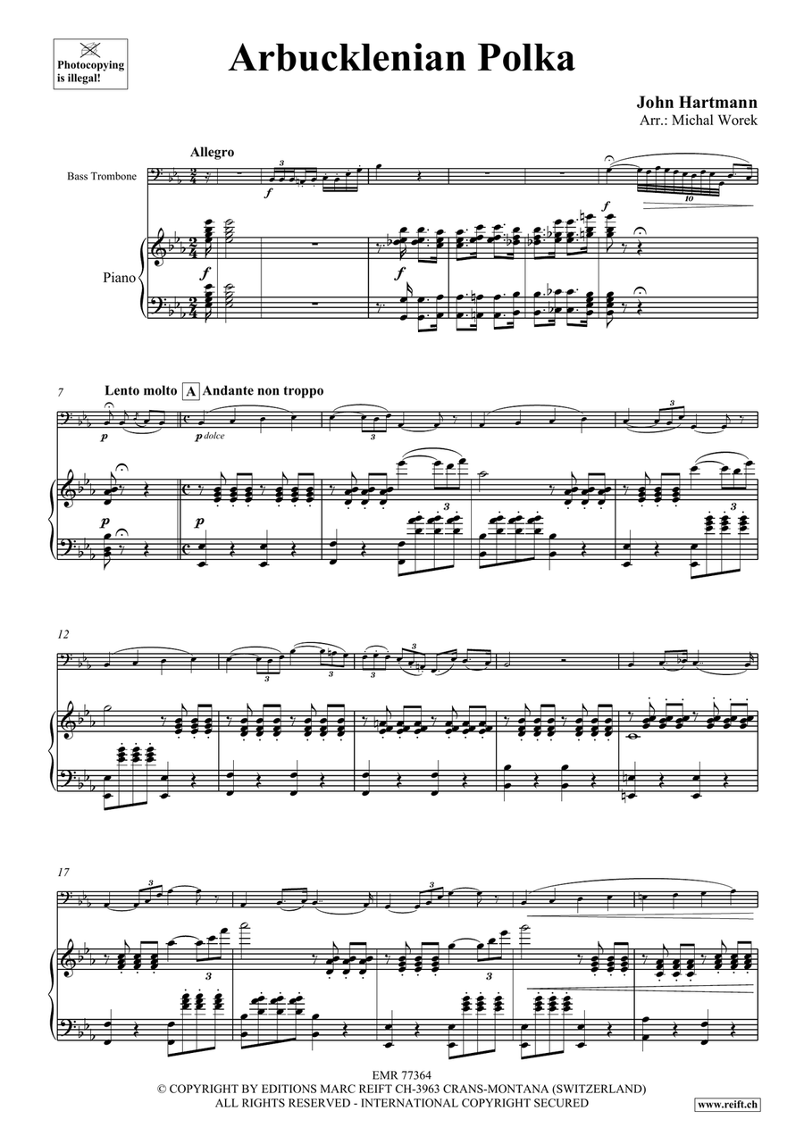 Arbucklenian Polka Arbucklenian Polka Bass Trombone scores gallery preview page 4