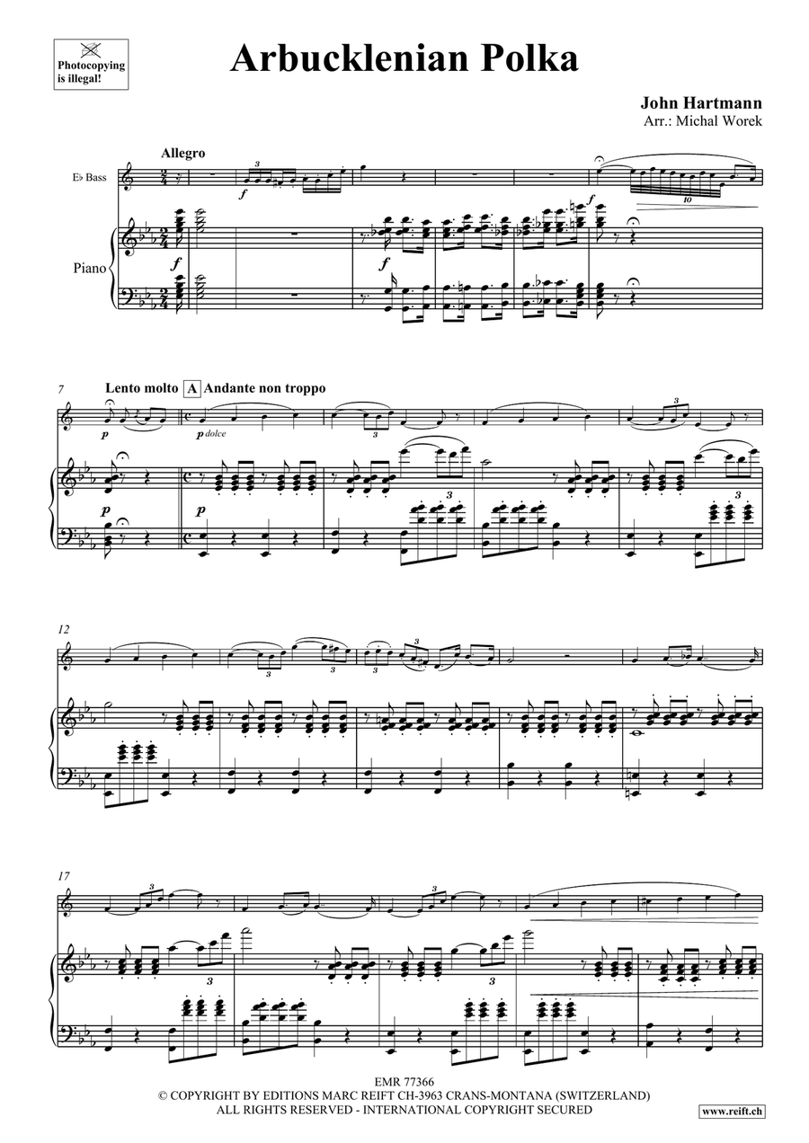 Arbucklenian Polka Arbucklenian Polka Voice Solo scores gallery preview page 4