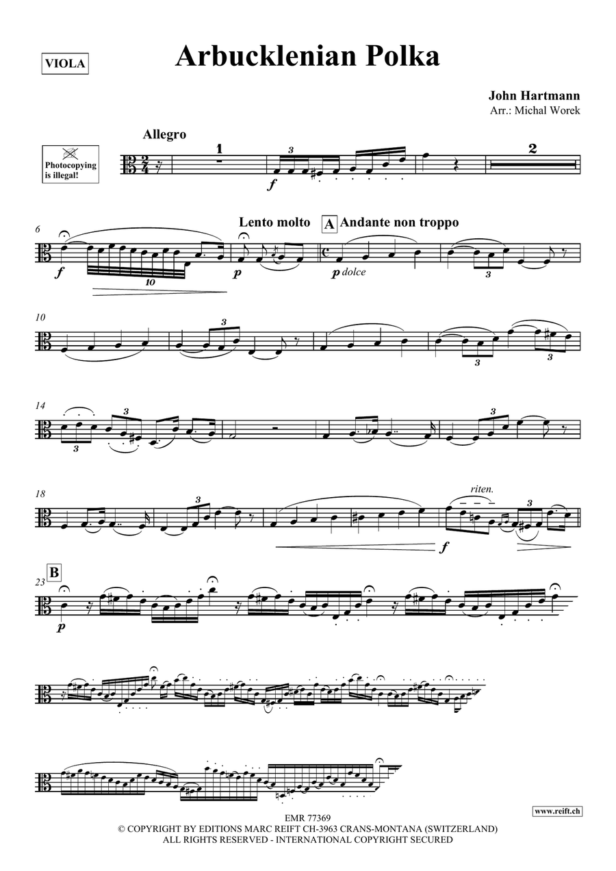Arbucklenian Polka Arbucklenian Polka Piano Accompaniment scores gallery preview page 3
