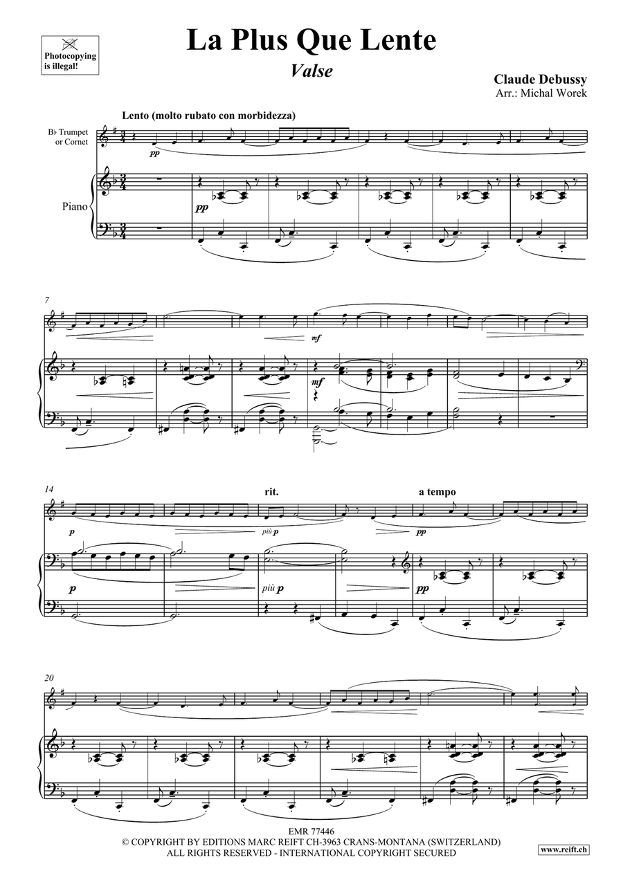 La Plus Que Lente La Plus Que Lente Cornet scores gallery preview page 4
