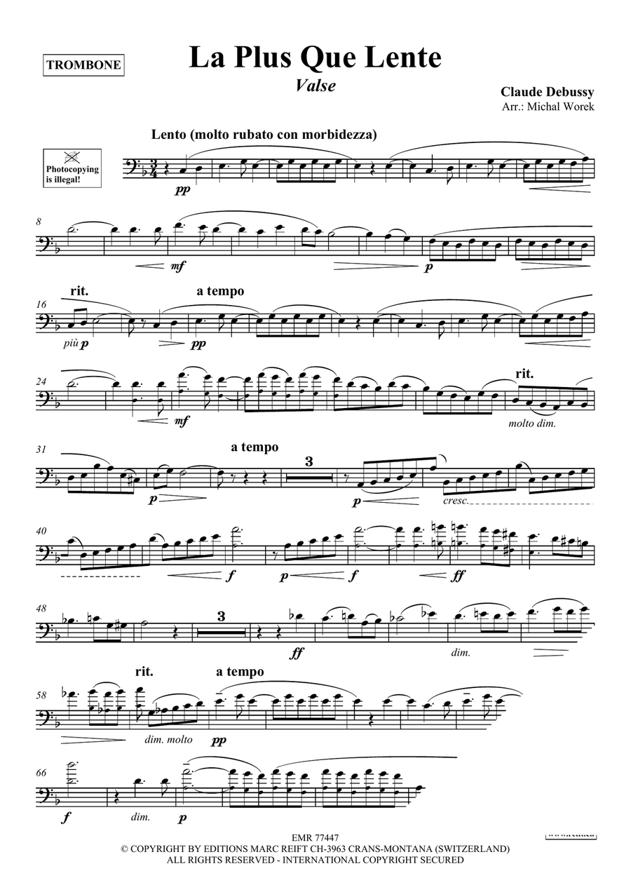 La Plus Que Lente La Plus Que Lente Piano Accompaniment scores gallery preview page 3