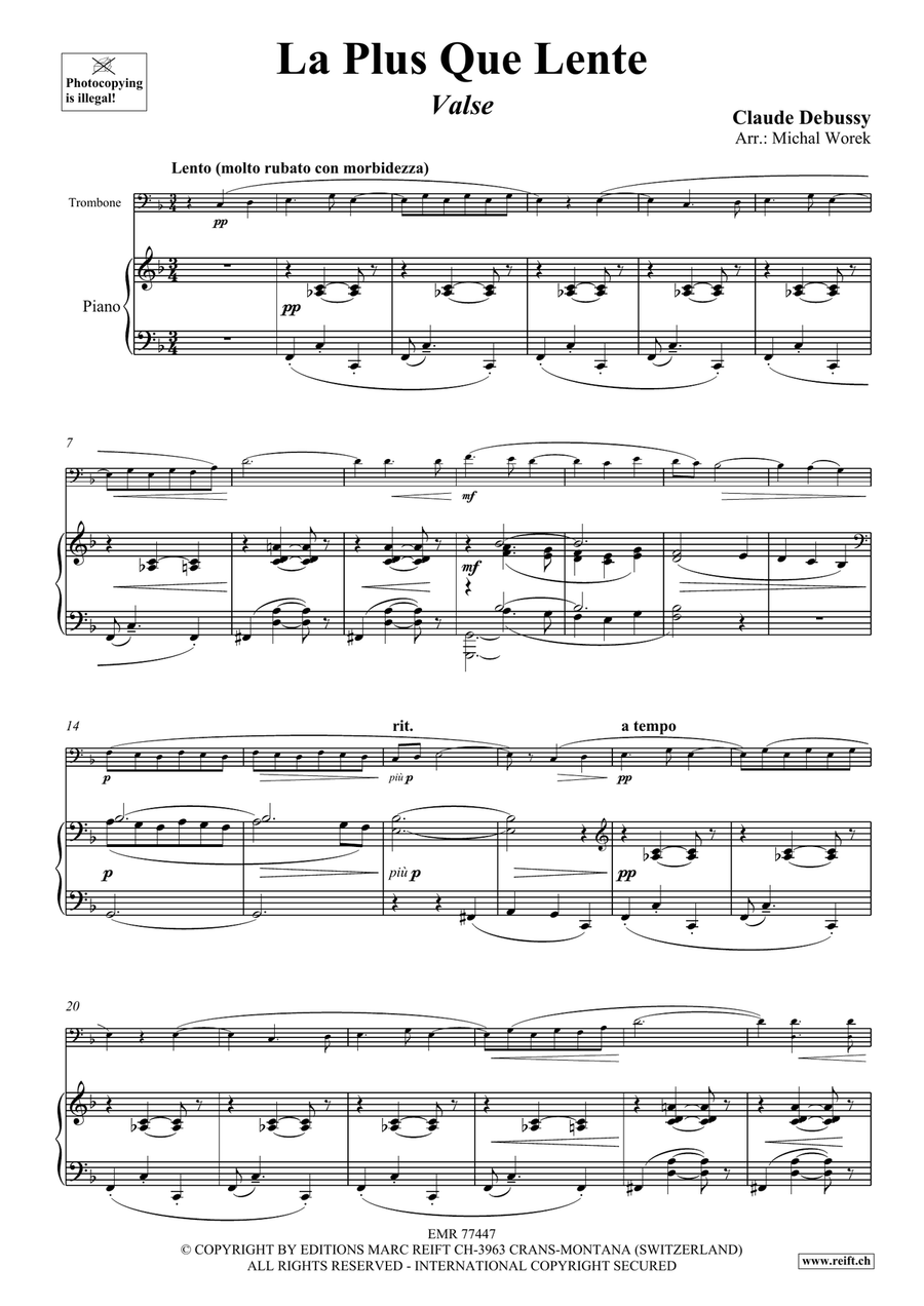 La Plus Que Lente La Plus Que Lente Piano Accompaniment scores gallery preview page 4