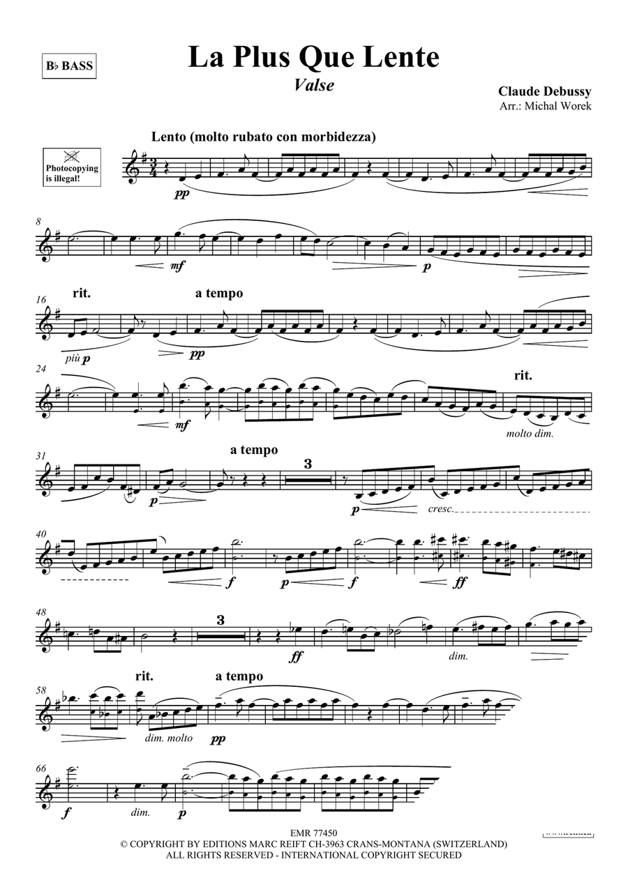 La Plus Que Lente La Plus Que Lente Voice Solo scores gallery preview page 3