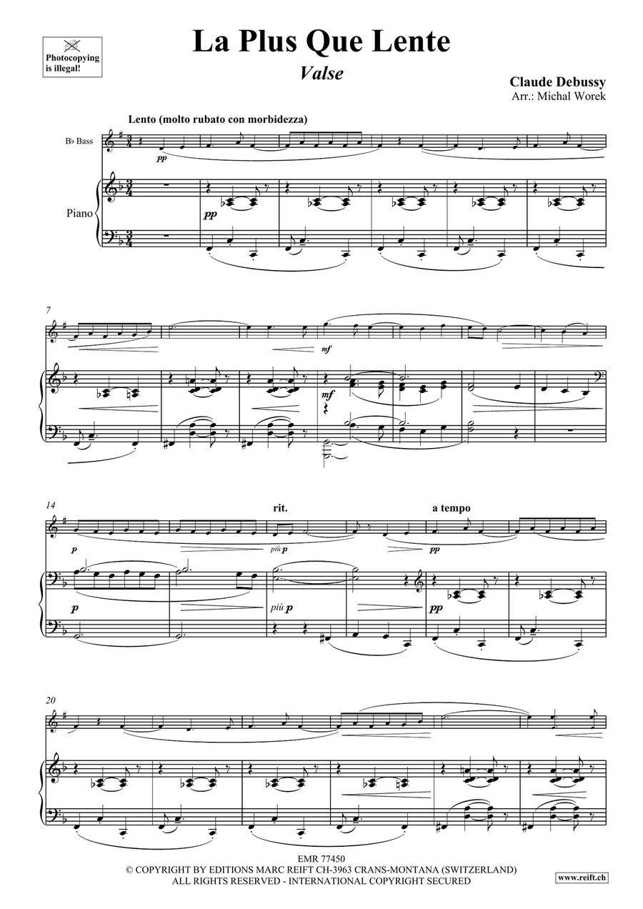 La Plus Que Lente La Plus Que Lente Voice Solo scores gallery preview page 4
