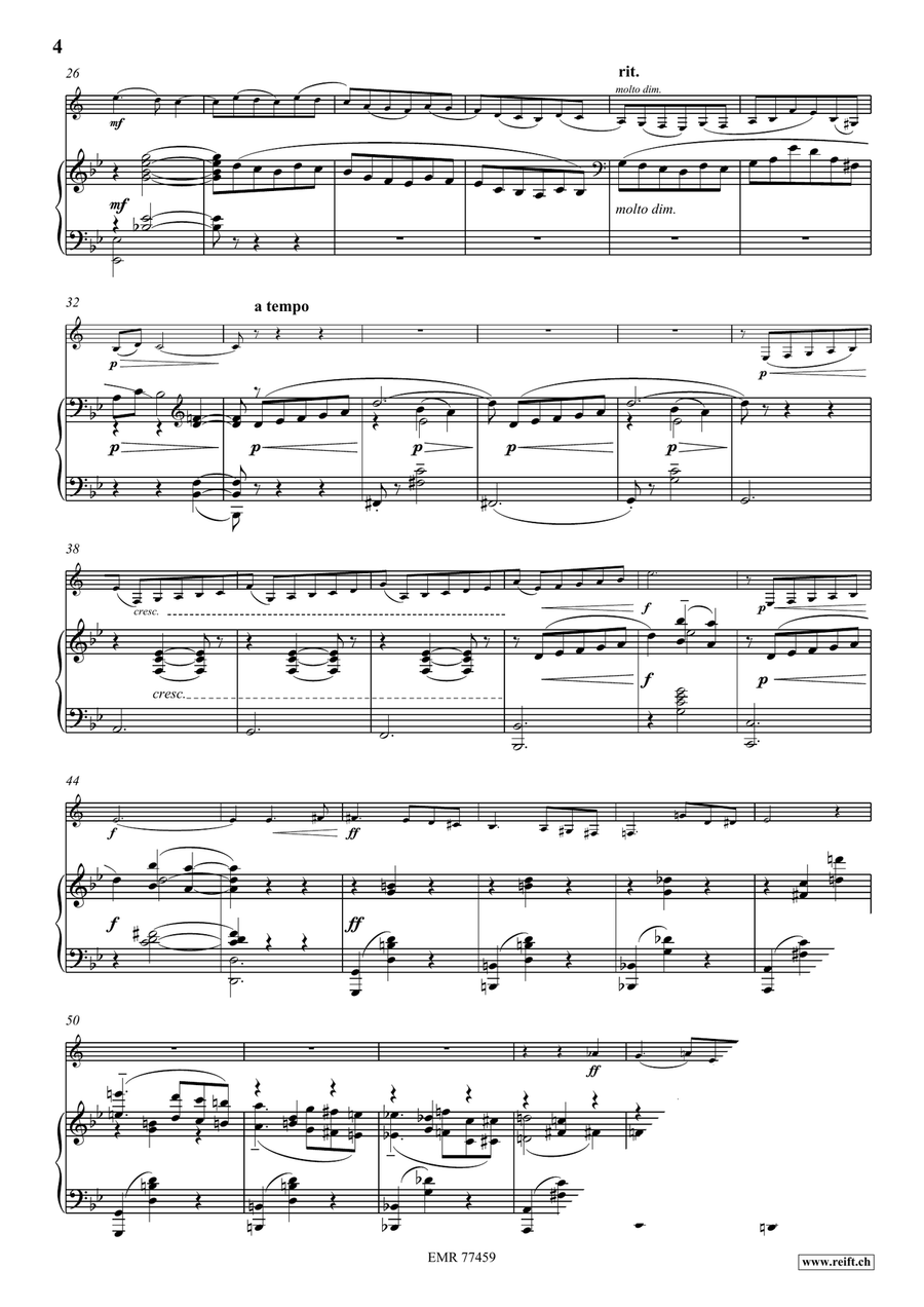 La Plus Que Lente La Plus Que Lente Bass Clarinet scores gallery preview page 5