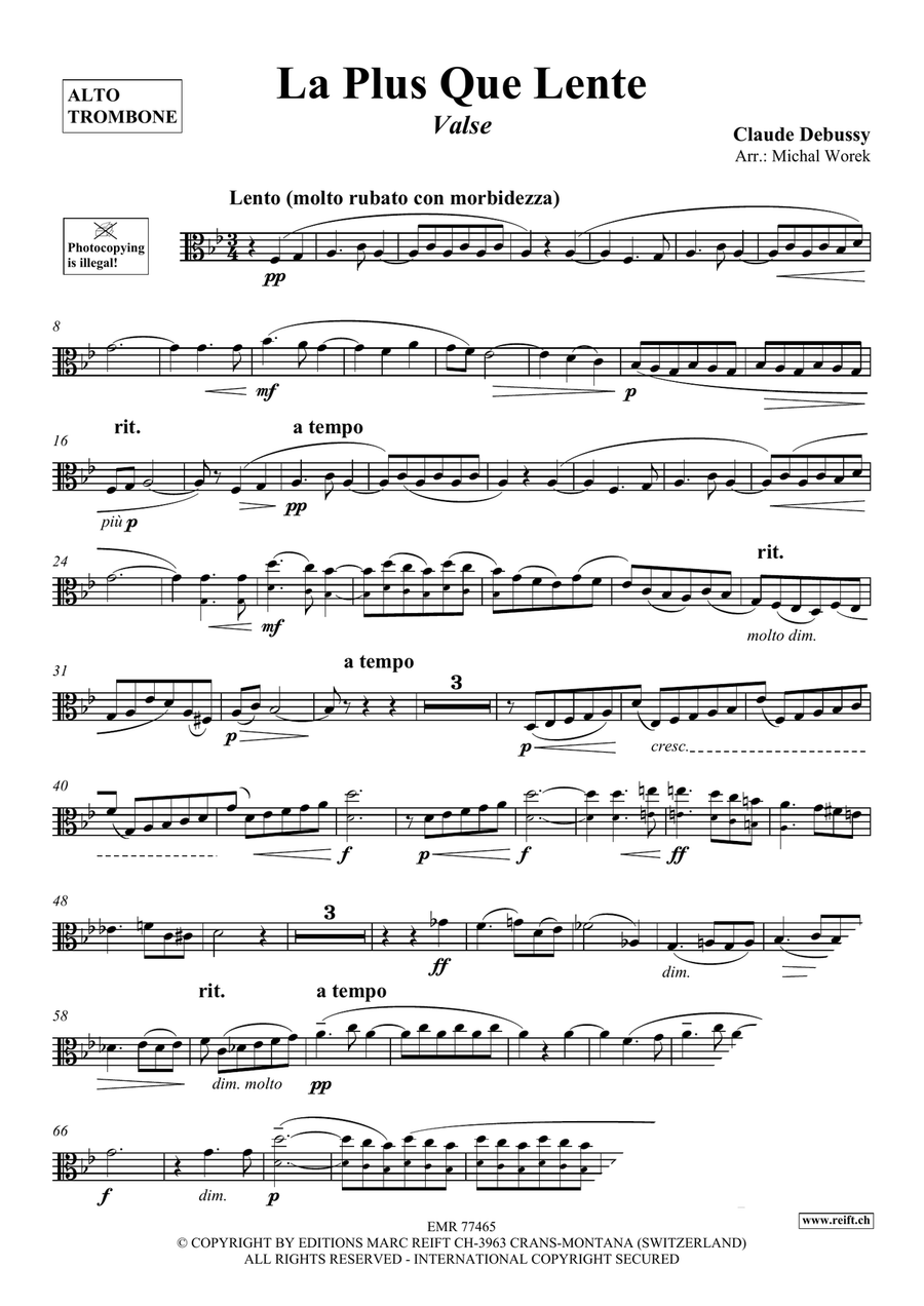 La Plus Que Lente La Plus Que Lente Piano Accompaniment scores gallery preview page 3