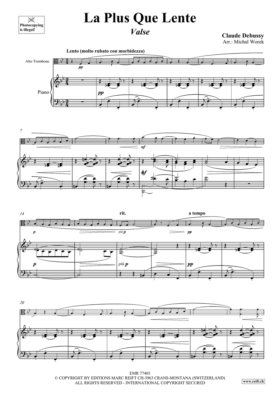 La Plus Que Lente La Plus Que Lente Piano Accompaniment scores gallery preview page 4