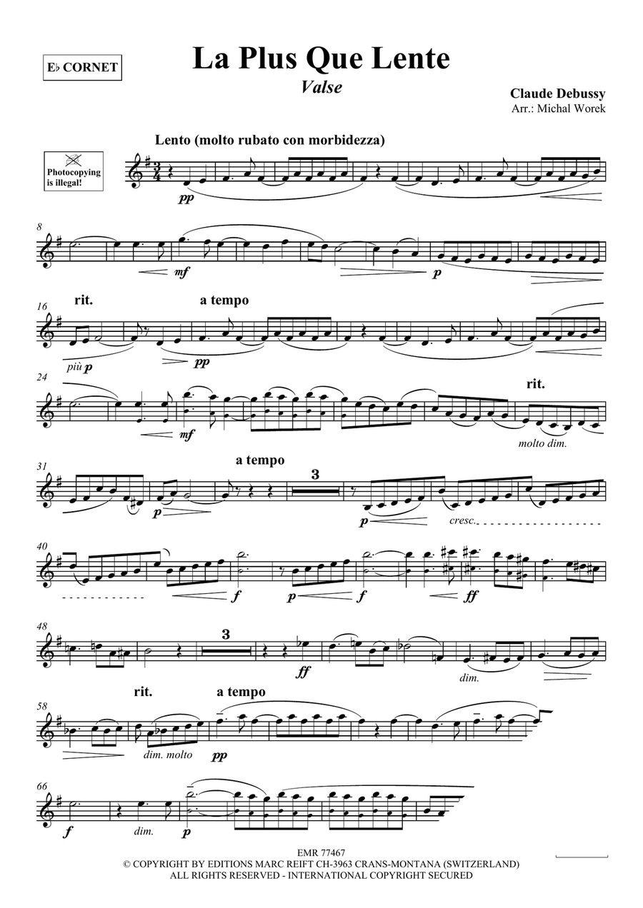 La Plus Que Lente La Plus Que Lente Cornet scores gallery preview page 3
