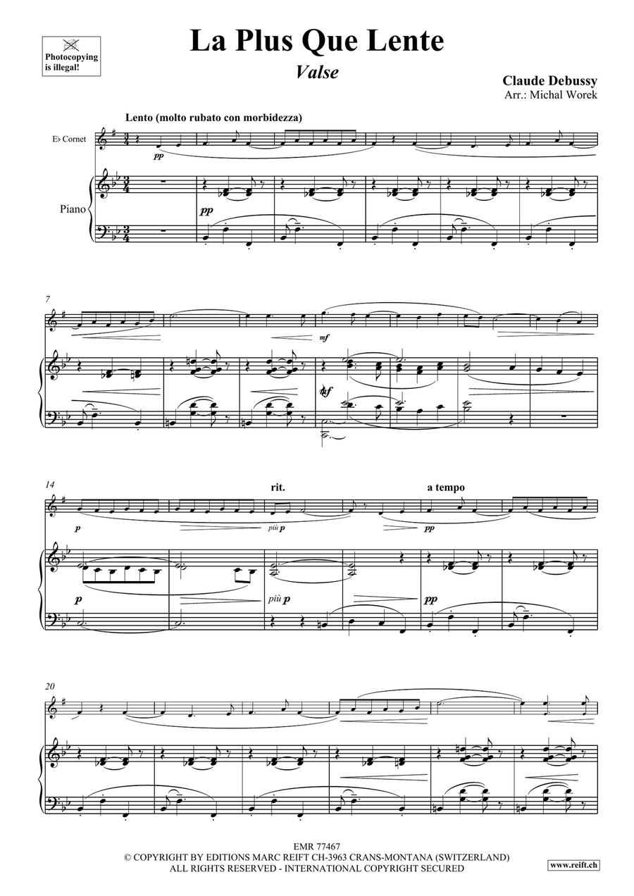 La Plus Que Lente La Plus Que Lente Cornet scores gallery preview page 4