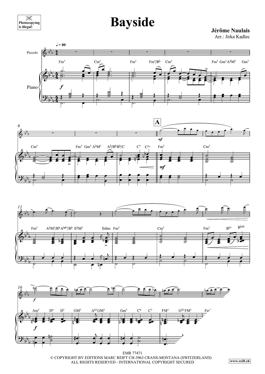 Bayside Bayside Piccolo scores gallery preview page 4