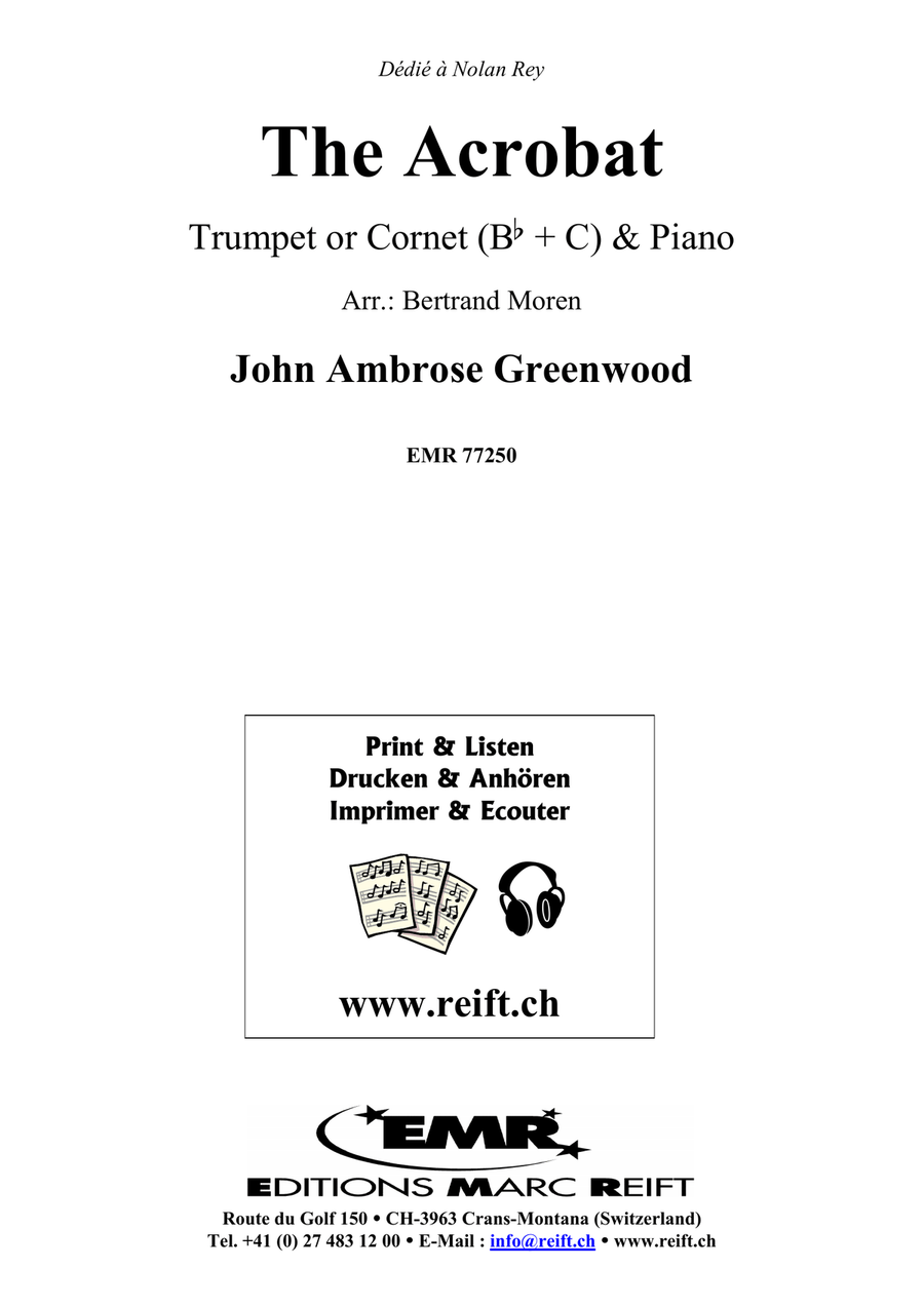 The Acrobat The Acrobat Cornet scores gallery preview page 2