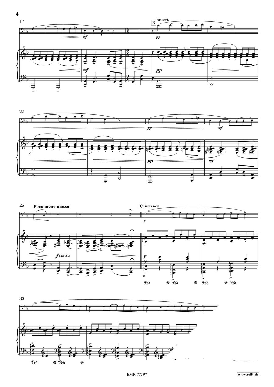 Pavane Pour Une Infante Défunte Piano Accompaniment scores gallery preview page 4