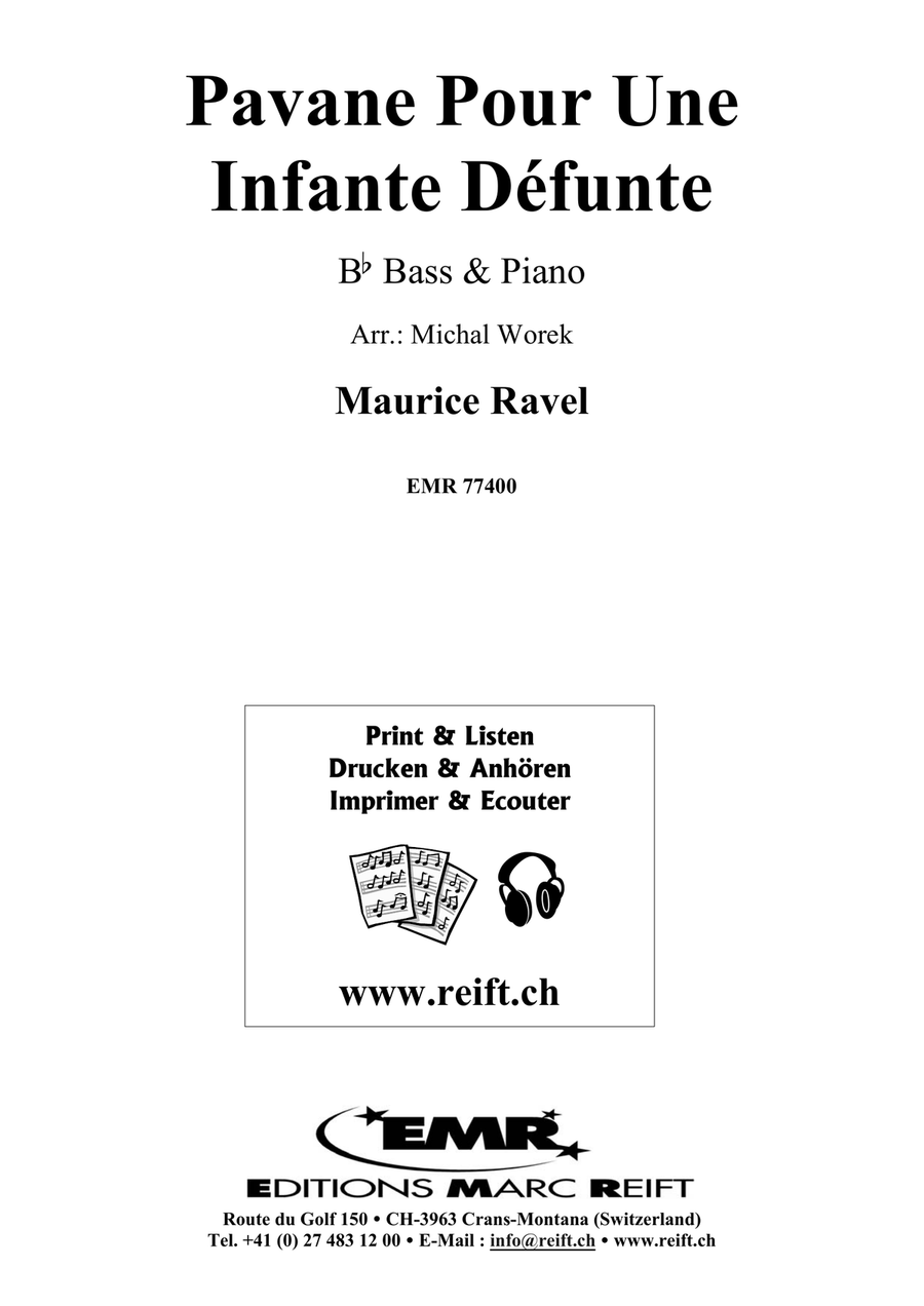 Pavane Pour Une Infante Défunte Voice Solo scores gallery preview page 2