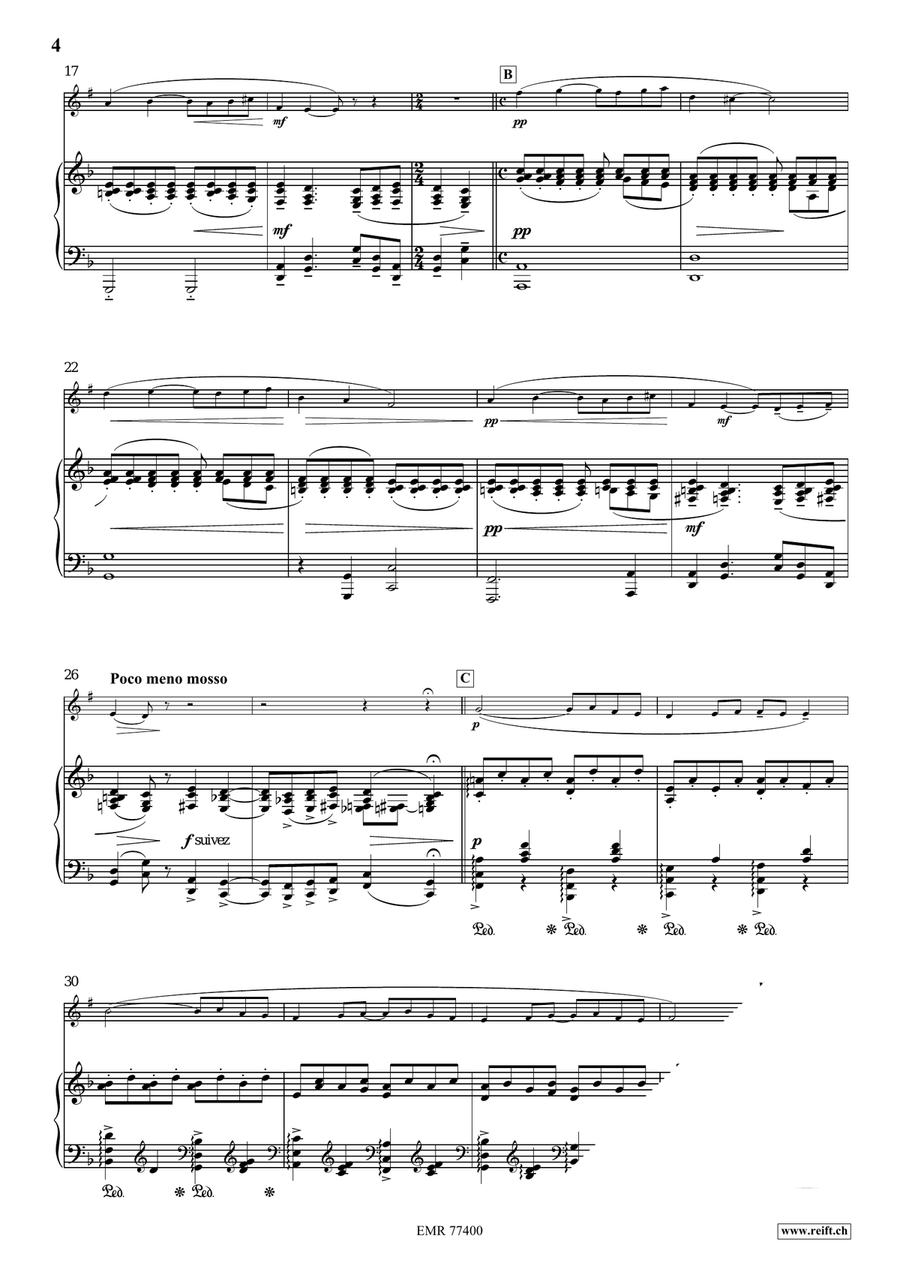 Pavane Pour Une Infante Défunte Voice Solo scores gallery preview page 4
