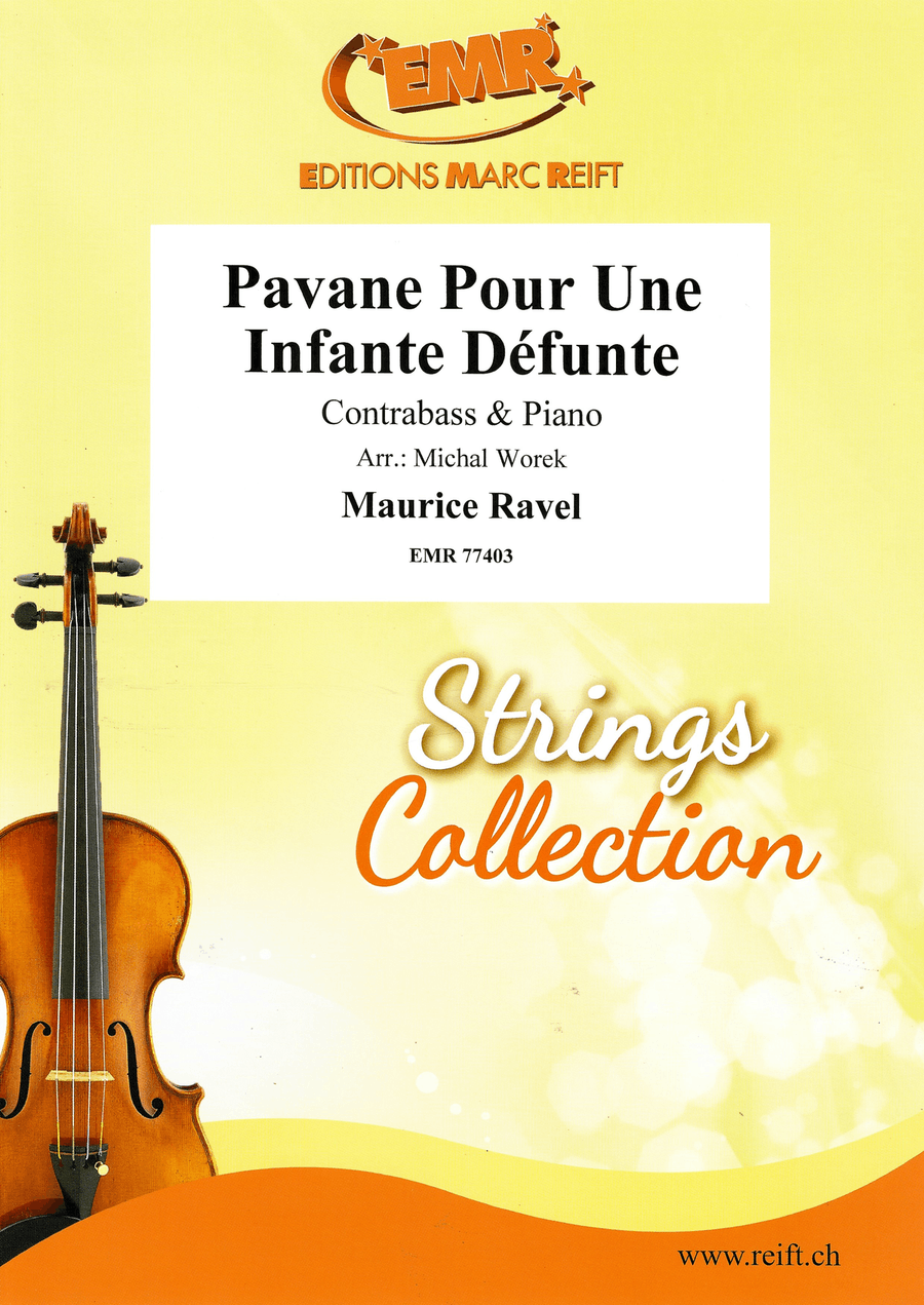 Pavane Pour Une Infante Défunte Double Bass scores gallery preview page 1