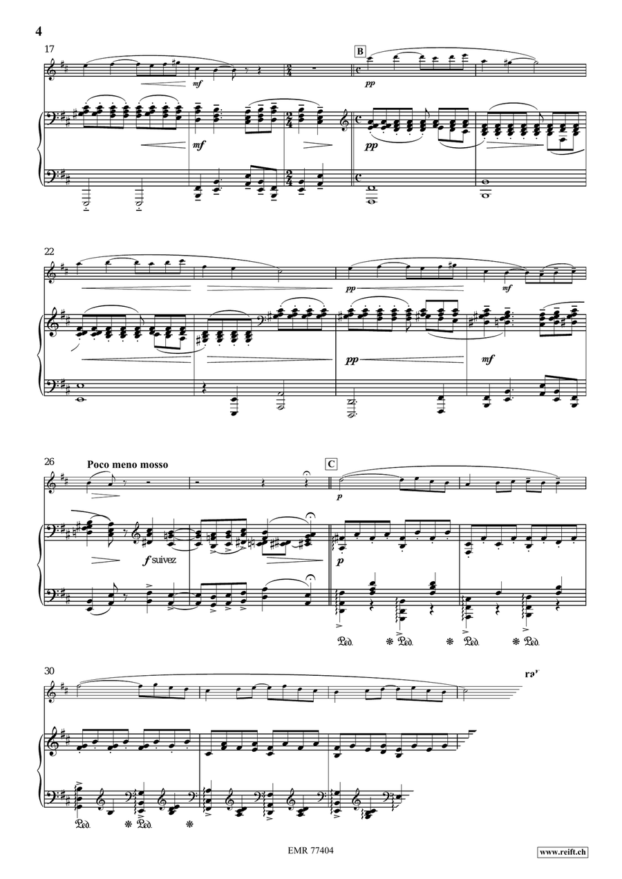 Pavane Pour Une Infante Défunte Piccolo scores gallery preview page 4
