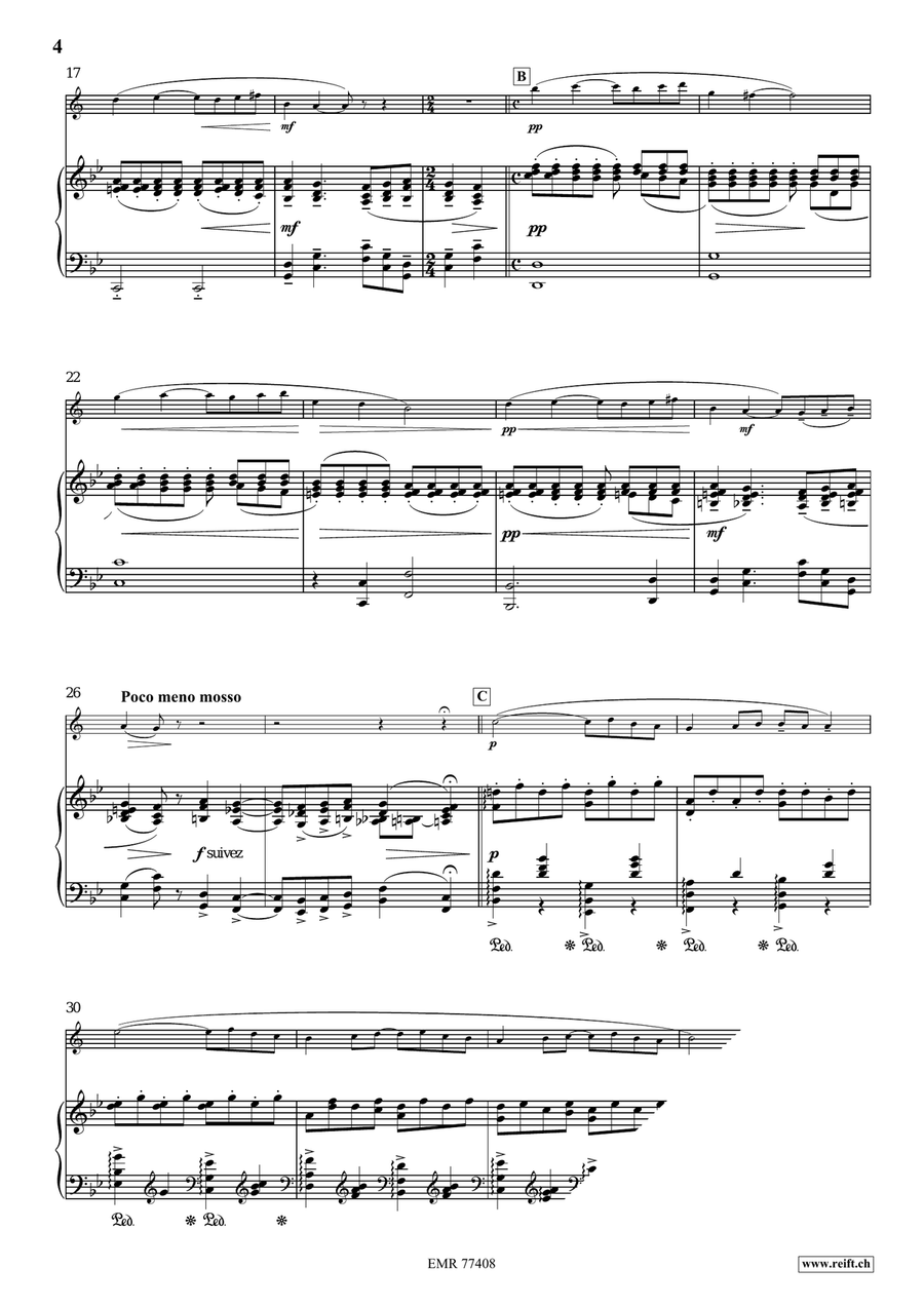 Pavane Pour Une Infante Défunte Clarinet Solo scores gallery preview page 4