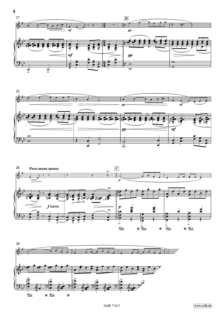 Pavane Pour Une Infante Défunte Cornet scores gallery preview page 4