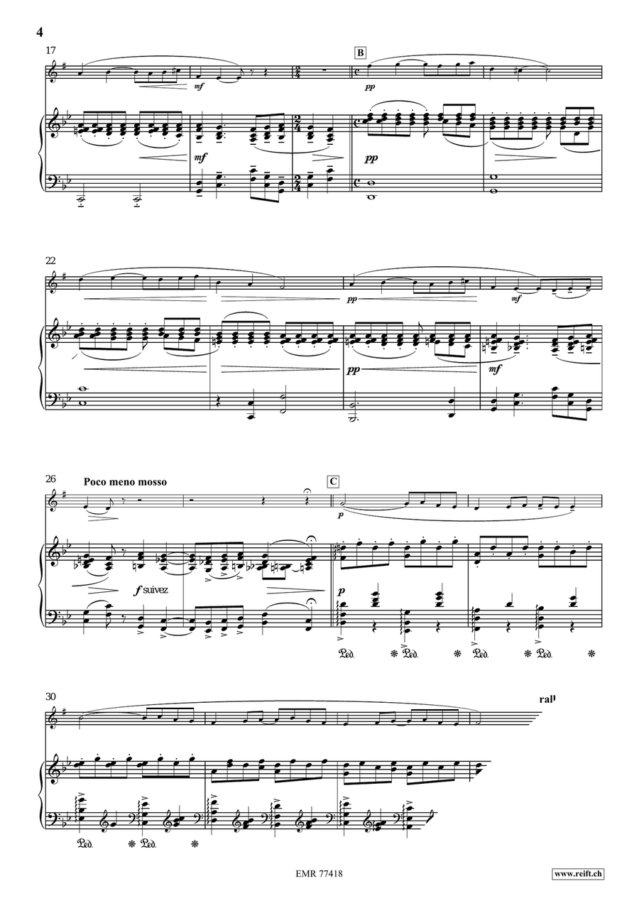 Pavane Pour Une Infante Défunte Voice Solo scores gallery preview page 4
