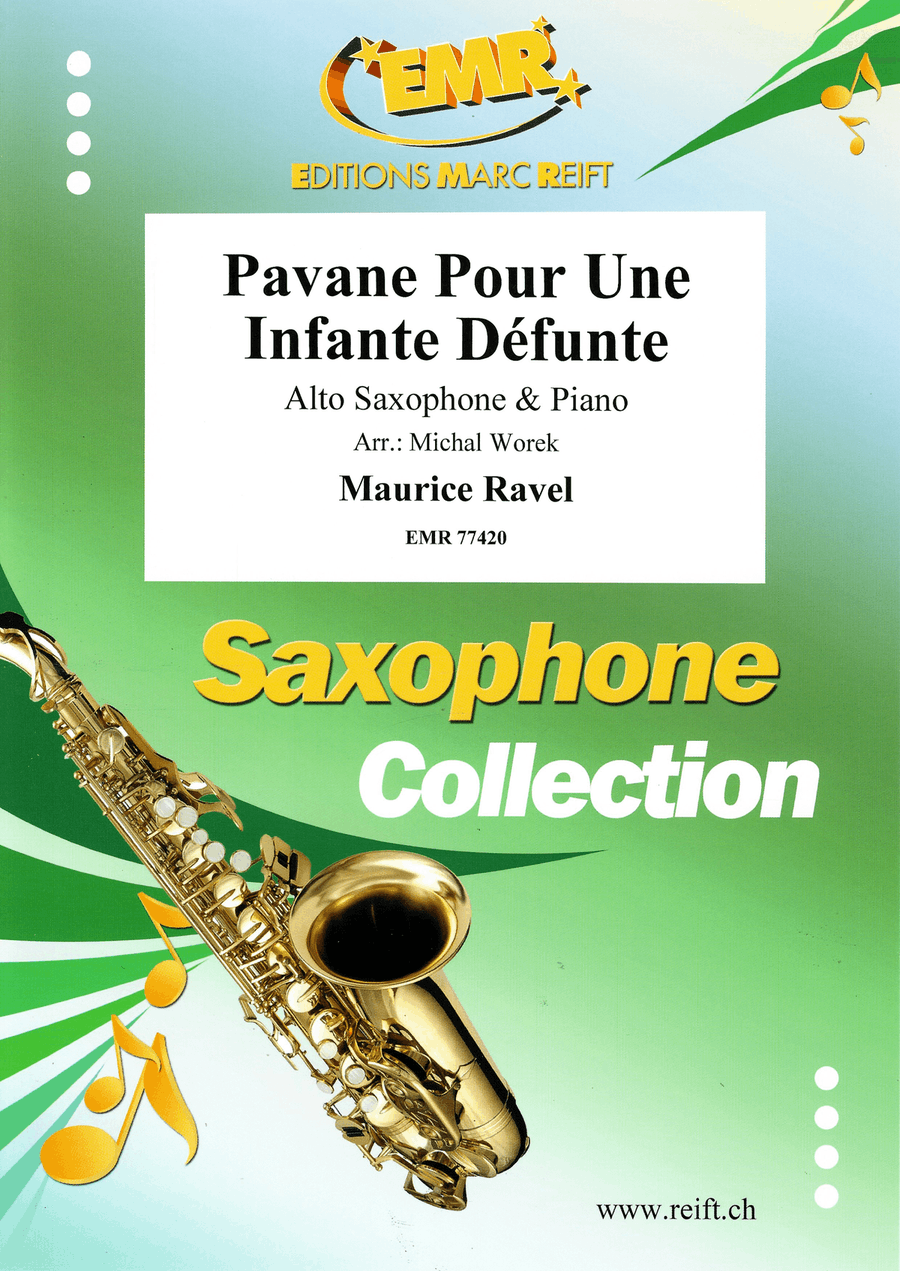 Pavane Pour Une Infante Défunte Alto Saxophone scores gallery preview page 1
