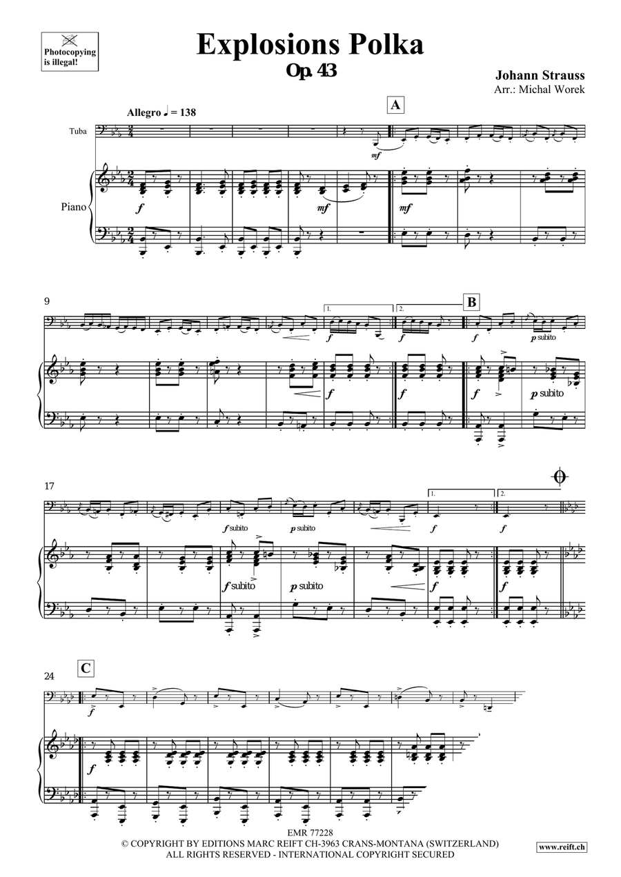 Explosions Polka Explosions Polka Tuba scores gallery preview page 3