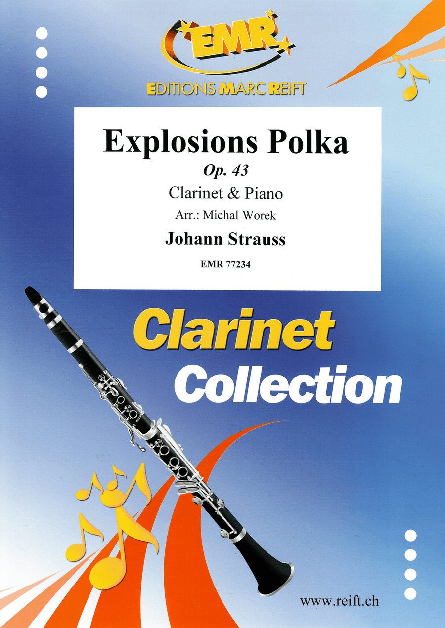 Explosions Polka Explosions Polka Clarinet Solo scores gallery preview page 1