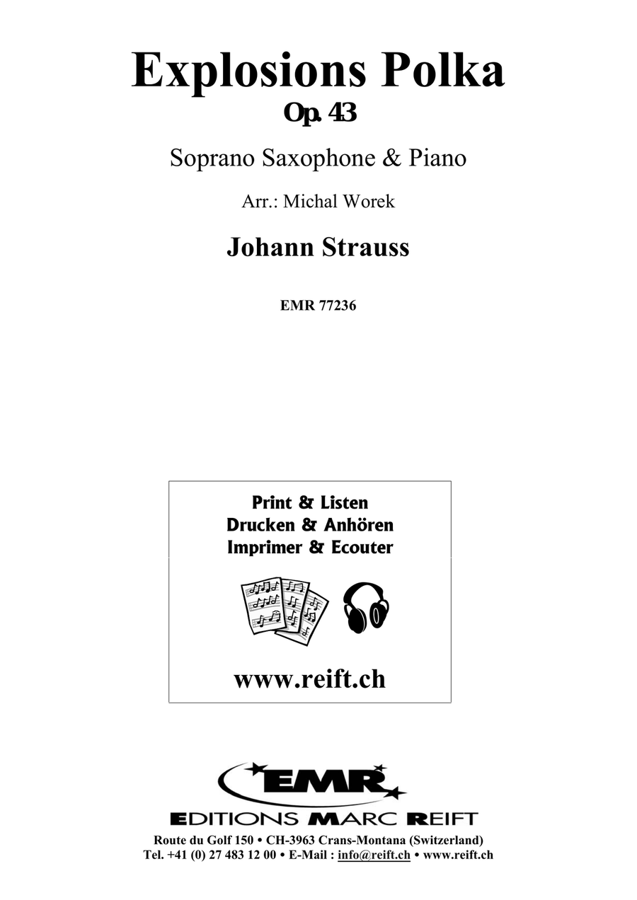 Explosions Polka Explosions Polka Soprano Saxophone scores gallery preview page 2
