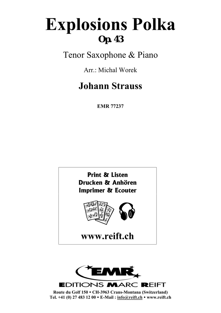 Explosions Polka Explosions Polka Tenor Saxophone scores gallery preview page 2