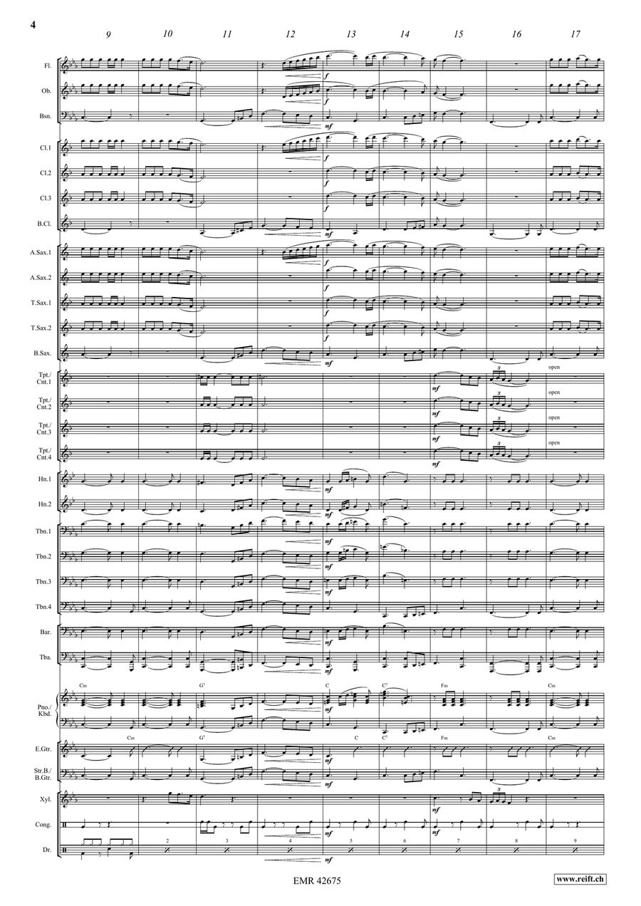Delilah Delilah Concert Band scores gallery preview page 4