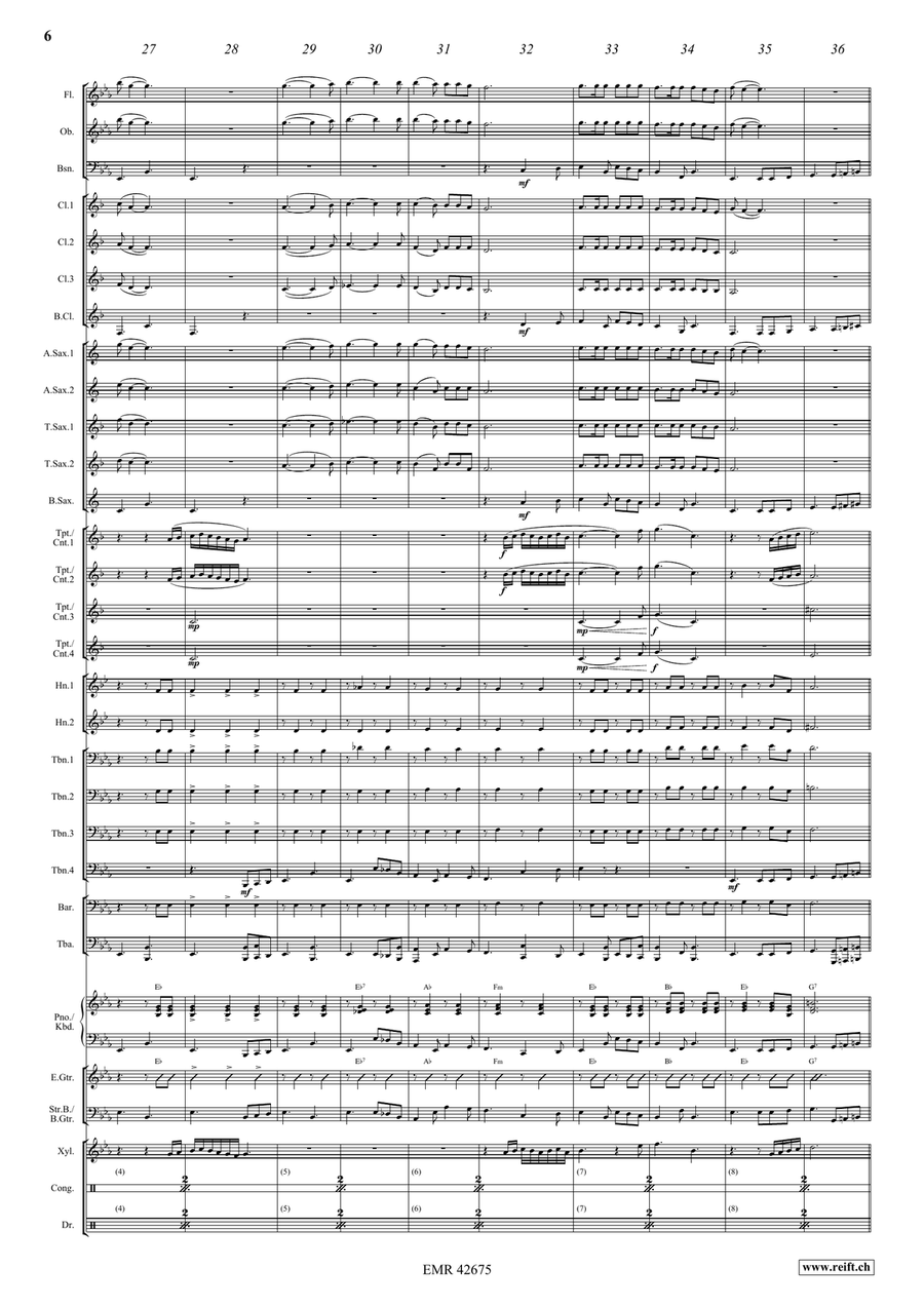 Delilah Delilah Concert Band scores gallery preview page 6