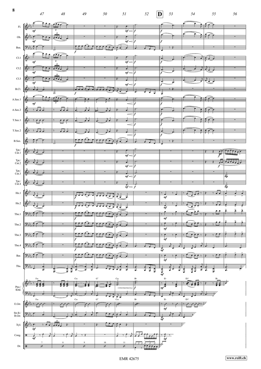 Delilah Delilah Concert Band scores gallery preview page 8