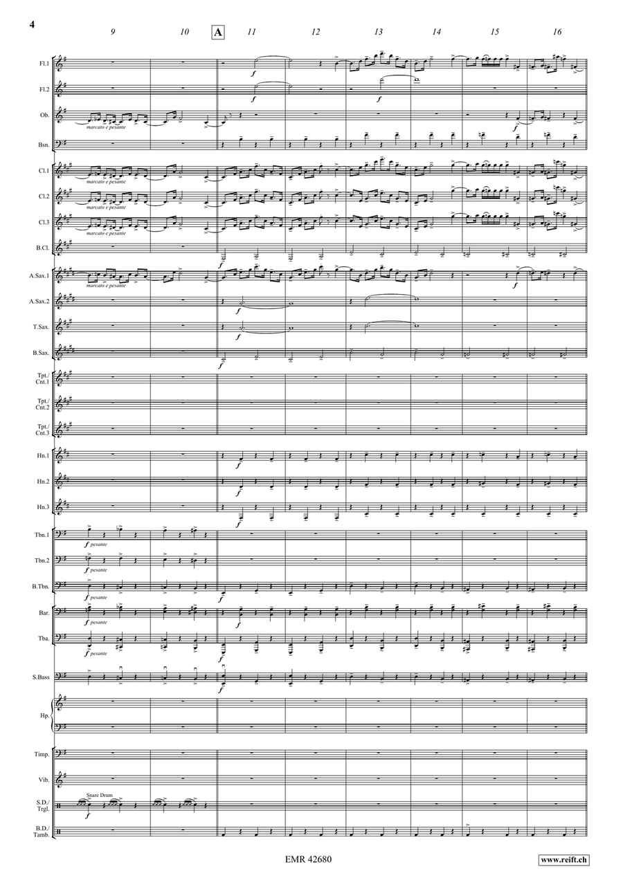 Montagues and Capulets Montagues and Capulets Concert Band scores gallery preview page 5